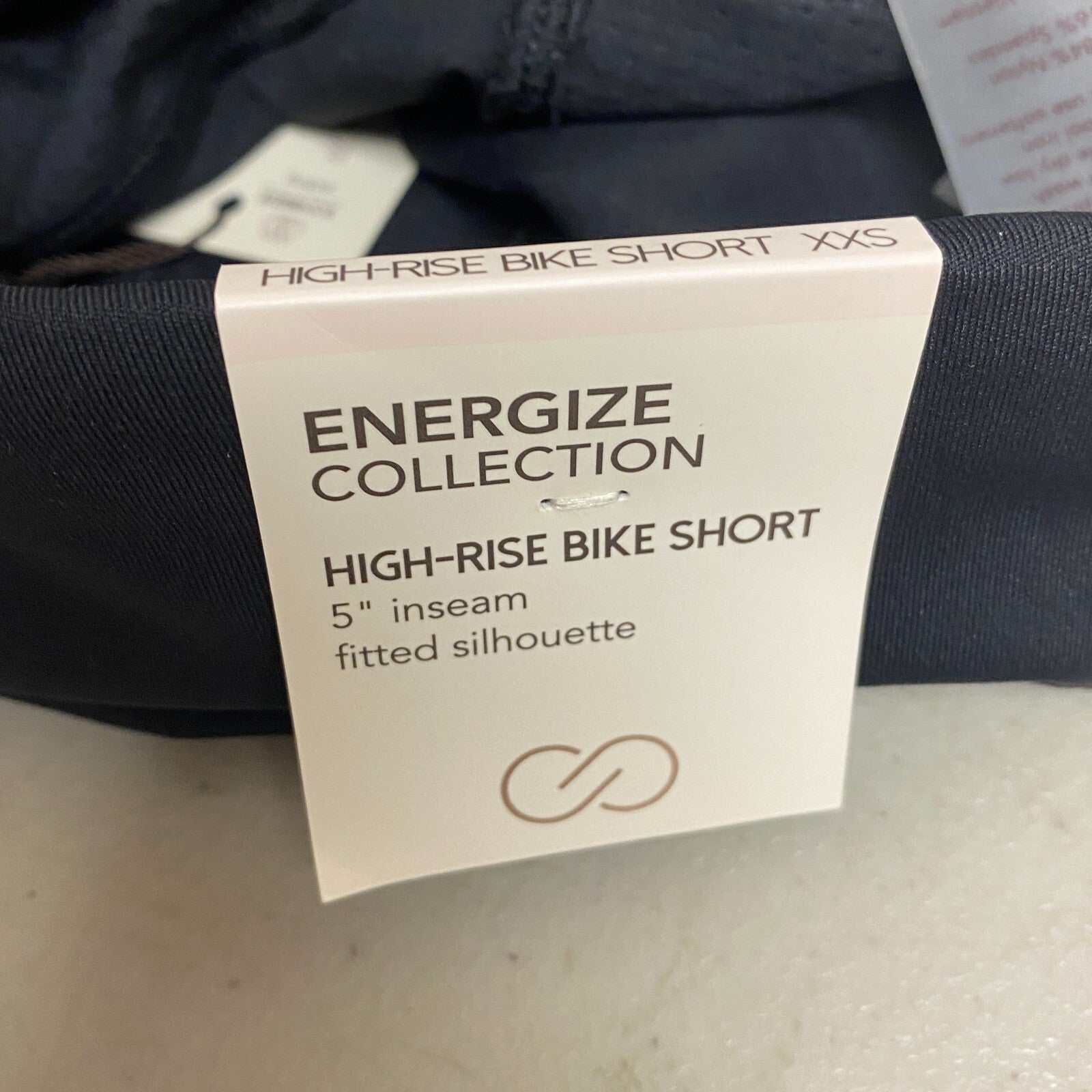 Calia Women's Energize Collection High Rise 5" Bike Shorts Pure Black WAX12311FS