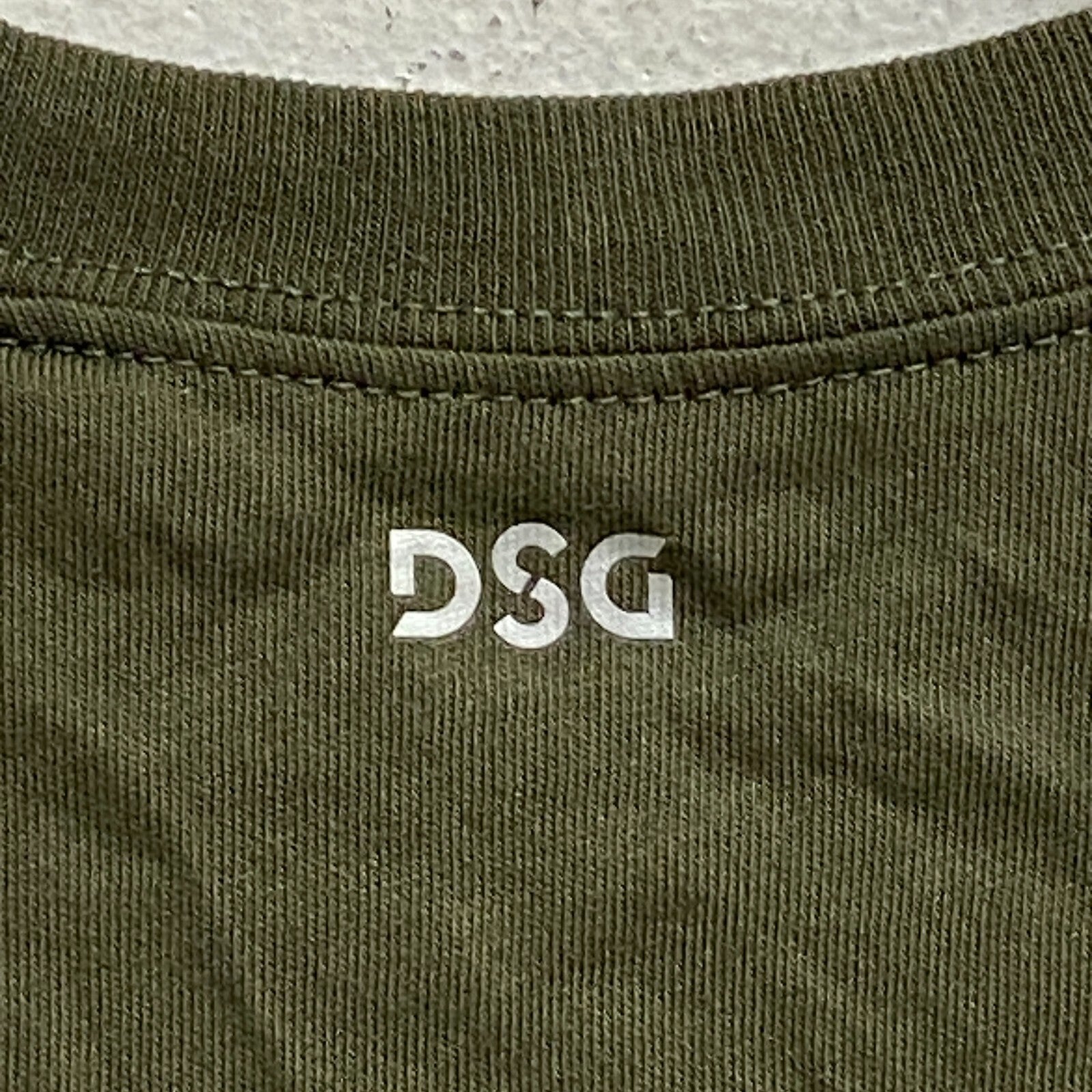 DSG Women's Everyday Relaxed Cotton Muscle Tank Inky Olive DAW131000 New