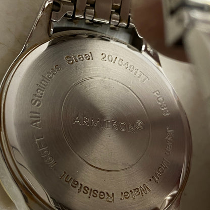 Armitron Women's Two Tone Time Day And Date Function Bracelet Watch, 20/5491TT