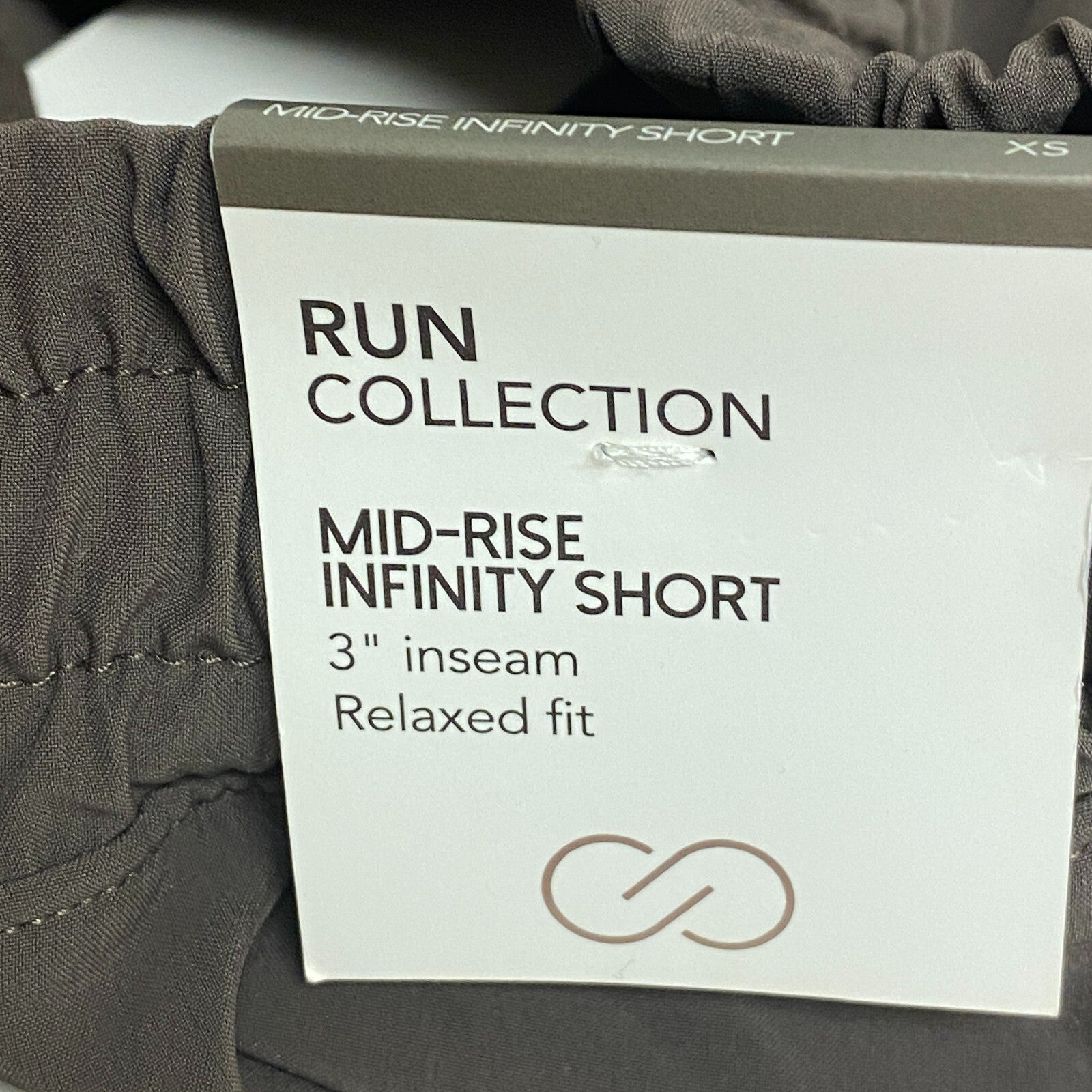 Calia Womens 3 in Mid Rise Infinity Run Short Coffee Grounds Relaxed WAX12336