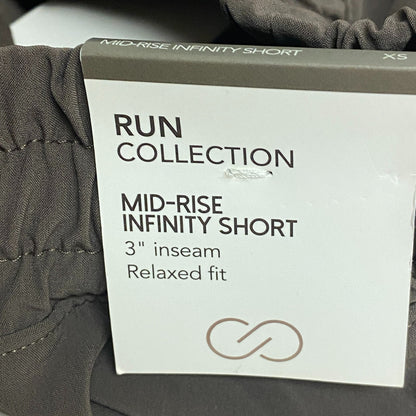 Calia Womens 3 in Mid Rise Infinity Run Short Coffee Grounds Relaxed WAX12336