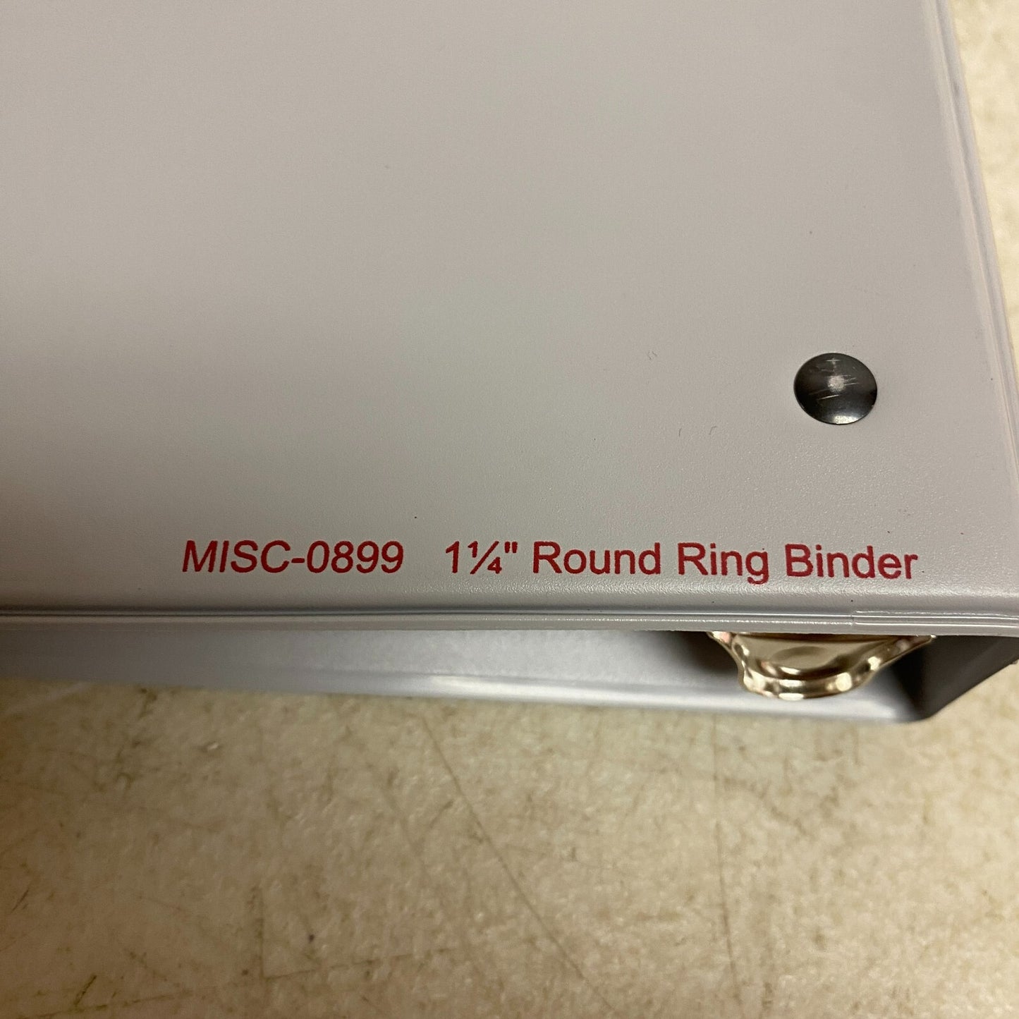 Federal Insurance 1 1/4" Round Ring Binder , #1196-1CP