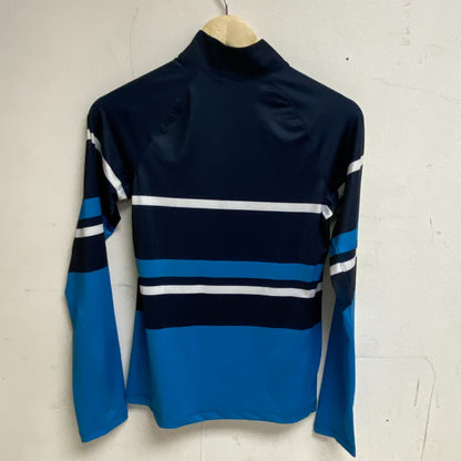 Lady Hagen Women's UV LS 1/4 Zip Blue Multi Stripe WGH11440PS23