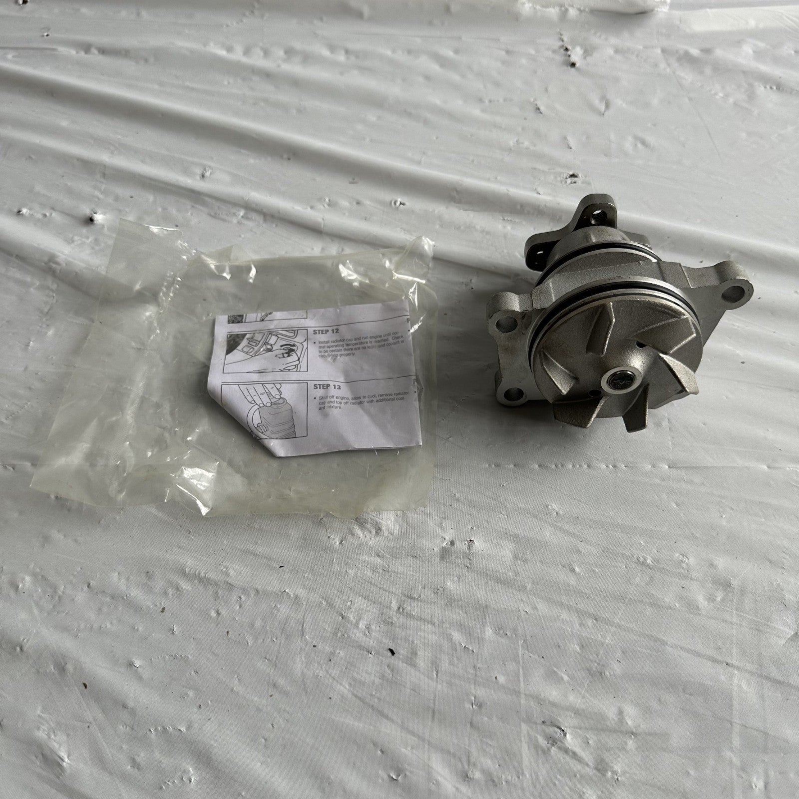 Carquest T1183 Engine Water Pump w Gasket Fits Select GM & Ford