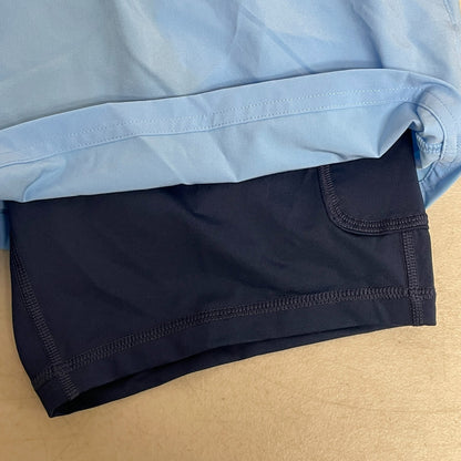 DSG Menâs 2-in-1 Agility Shorts Bright Cerulean / Uni Navy DAM13107