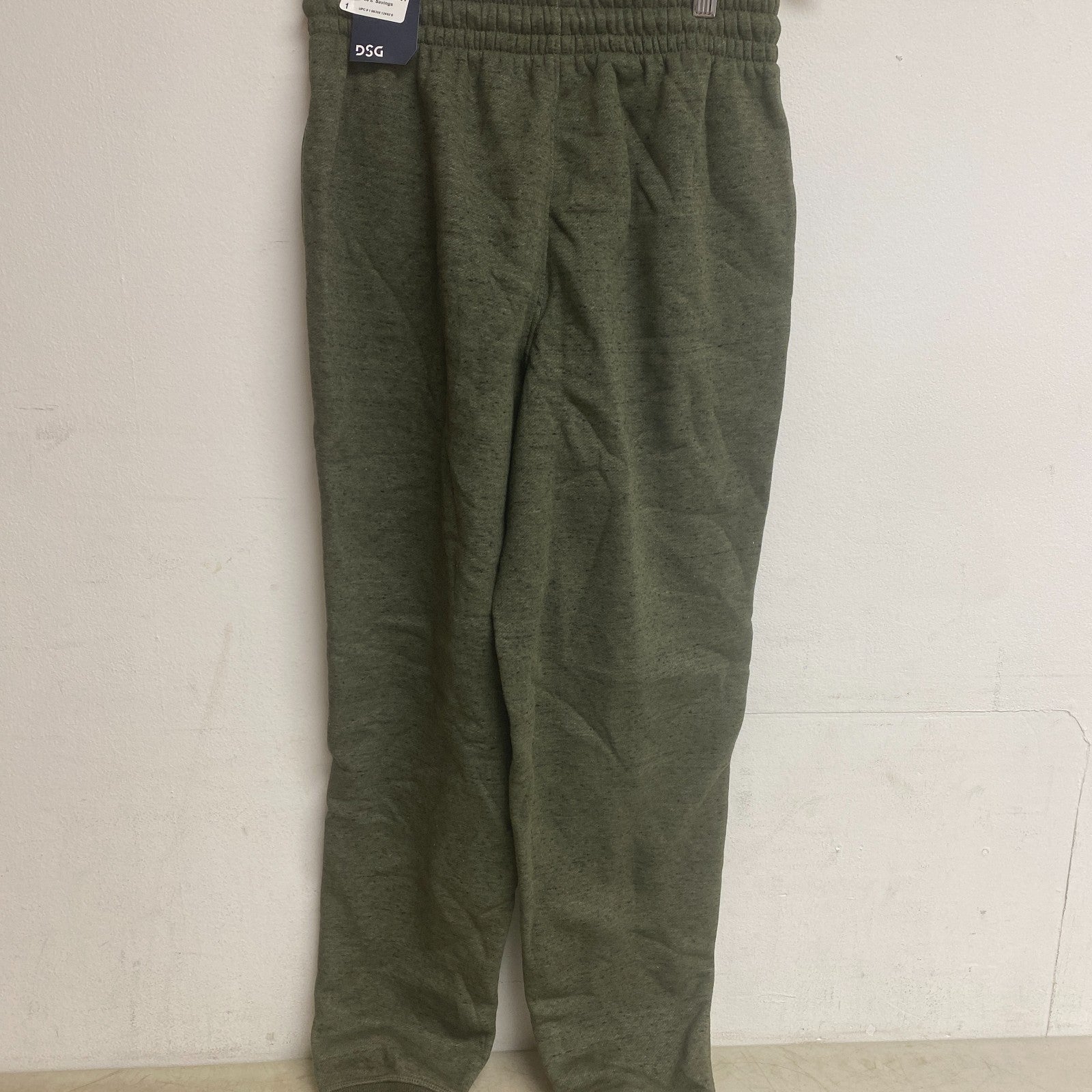 DSG Menâs Fleece Jogger Heather Forest Nighter/Pure Black Nep DAM21405H Pants