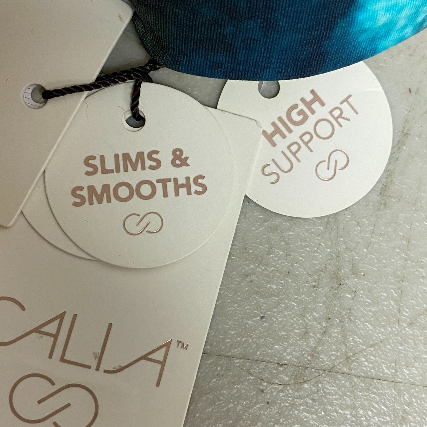 Calia Womens Bikini Top Power Sculpt Top Watercolor Multi WSA22208PRT