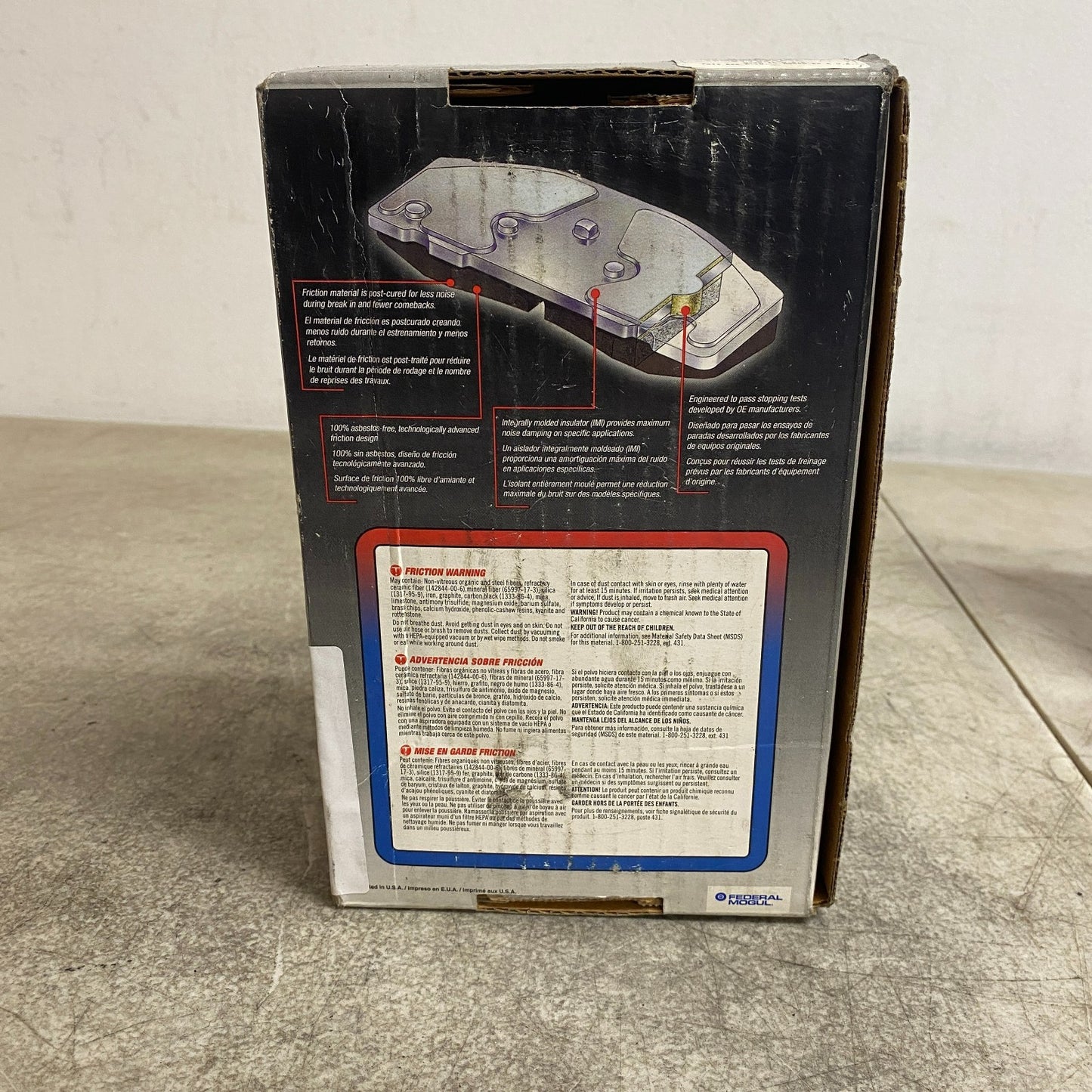 Wagner MX409 Brake Pads ThermoQuiet Semi-Metallic Front 1986-1990 Acura Legend