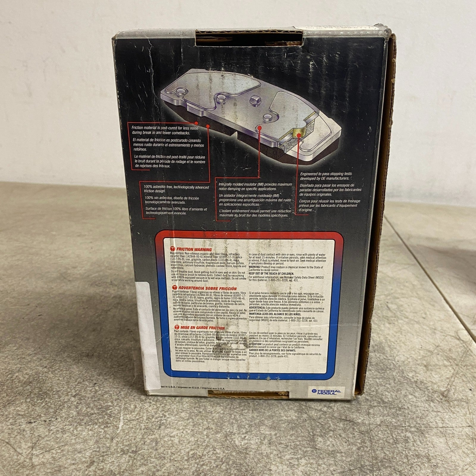 Wagner MX409 Brake Pads ThermoQuiet Semi-Metallic Front 1986-1990 Acura Legend