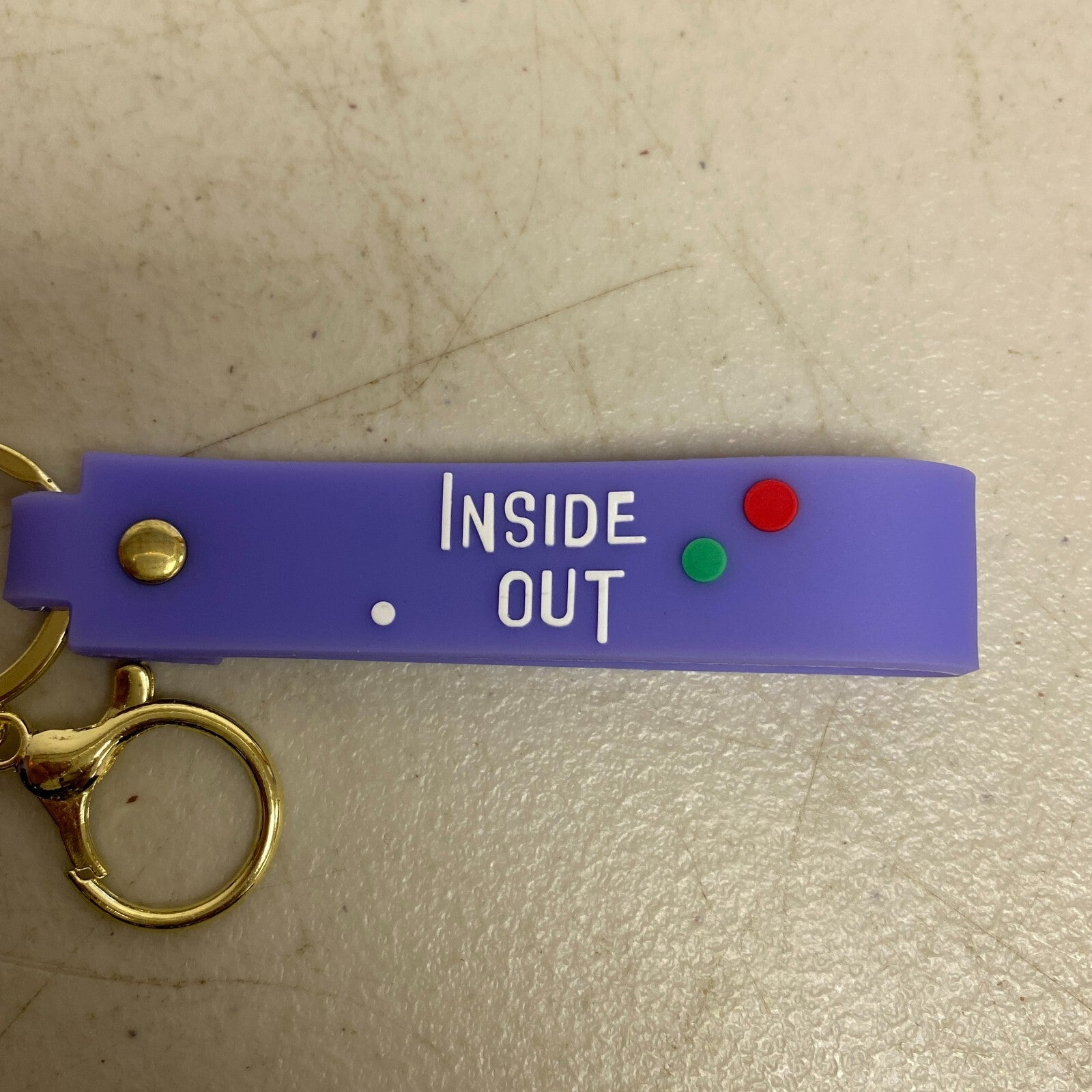 Assorted Silicone Inside out Keychain Fear Accessory