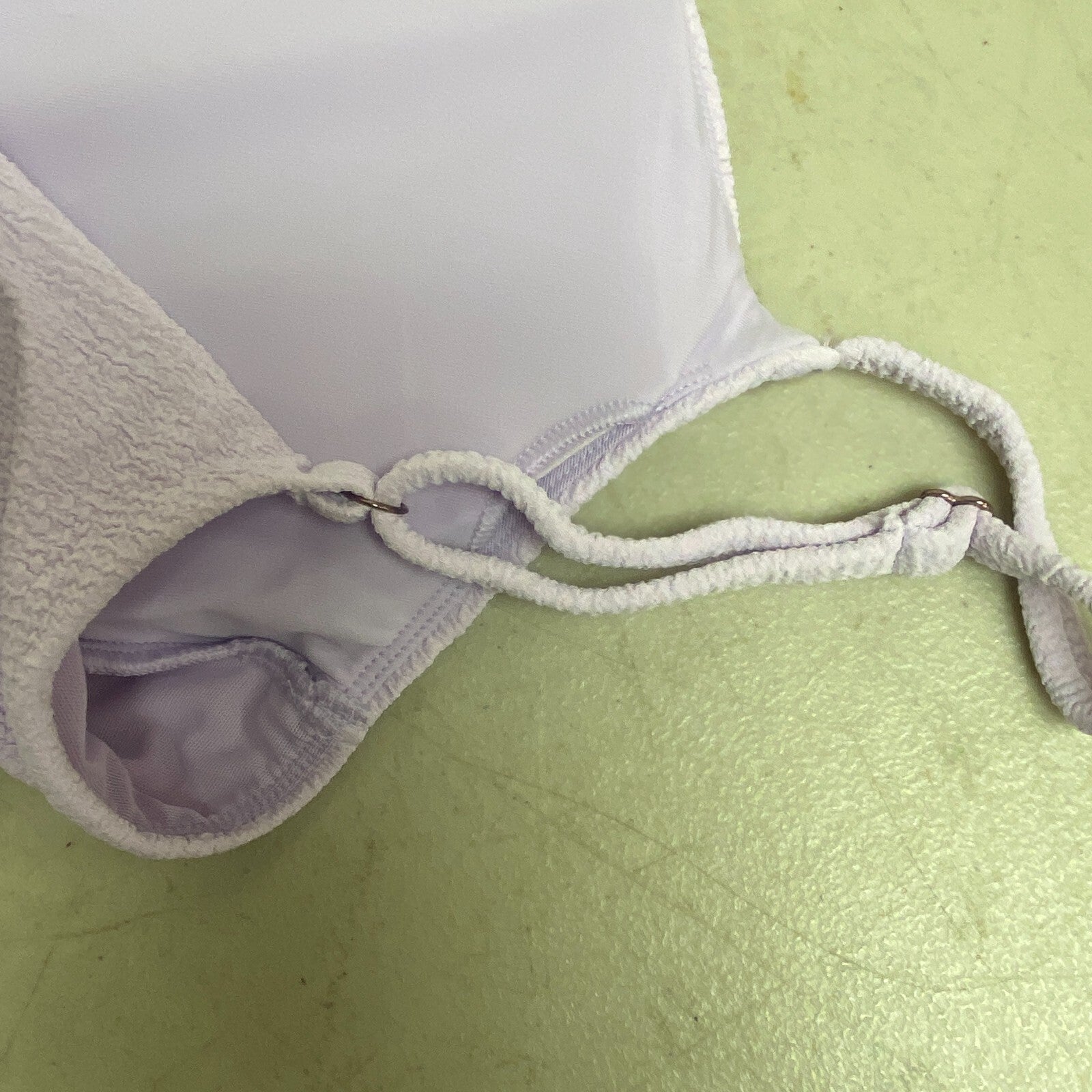 CÙALIA Women Swim Collection Cute Tie Back Bikini Top Lilac Flash WSA23200N