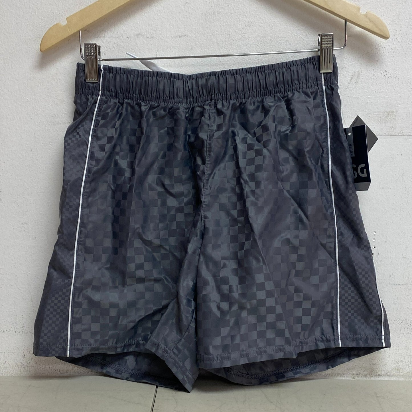 DSG Boys' Youth Woven Soccer Shorts Quiet Shade Gray Performance DAB10800