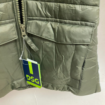 DSG Boys Insulated Jacket Dark Green Solid DOB23500A Warm Winter Weather Soft