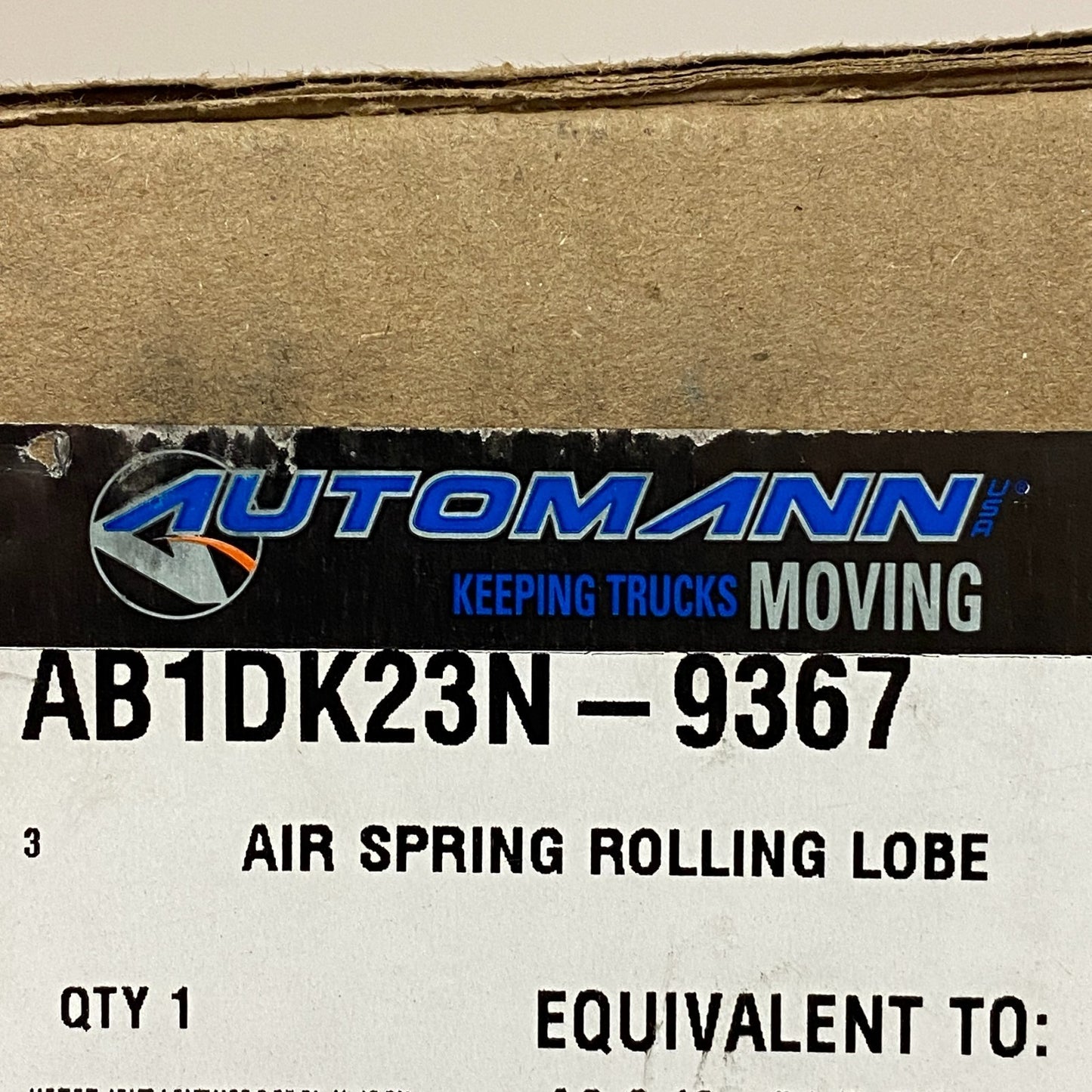 Automann Phoenix Rolling Lobe Air Spring Assembly Black AB1DK23N-9367