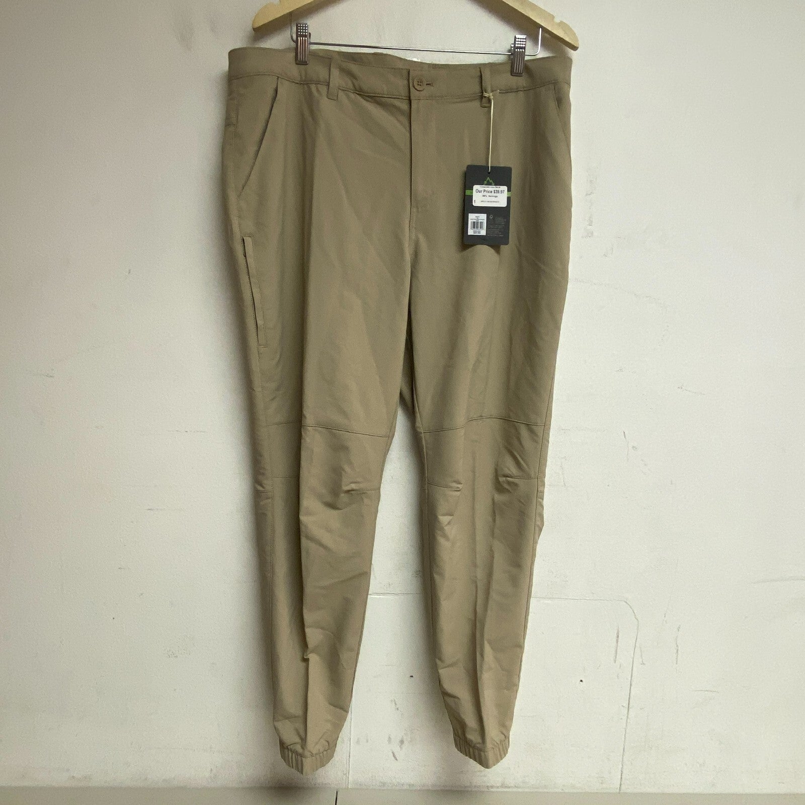 Alpine Design Mens AD M TrailHead Jogger Tan Solid Stylish Trendy ADM22902