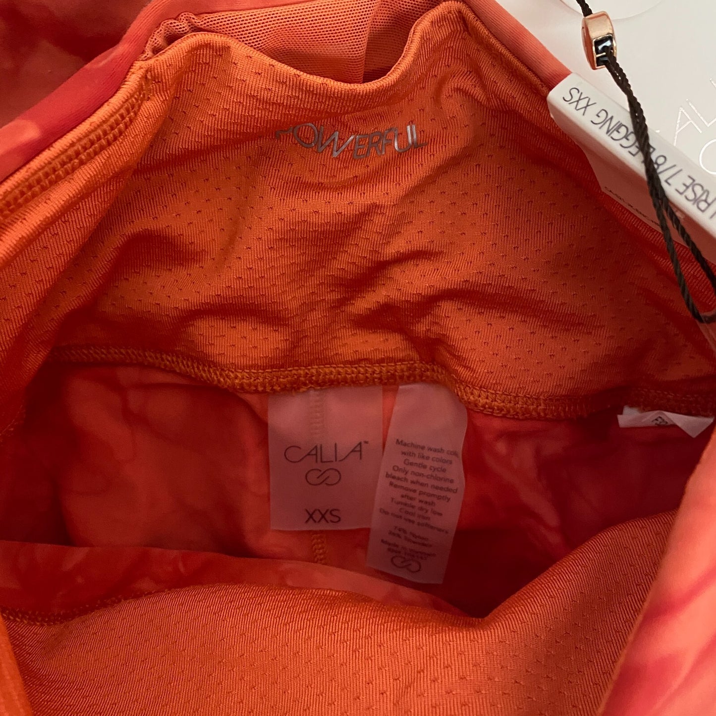 Calia Women's Soft Dye Energize 7/8 High Rise Legging Sweet Persimmon WAX12243