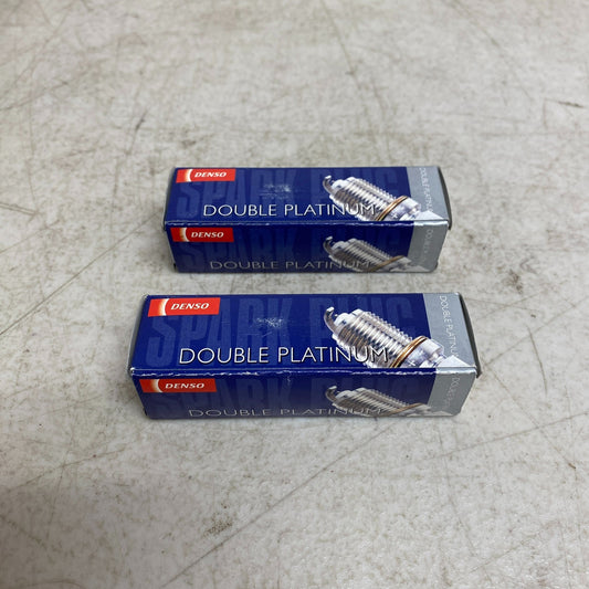 2-Pack DENSO PKJ20CR8 Double Platinum Spark Plug 3173 Extended Tip 0.8mm