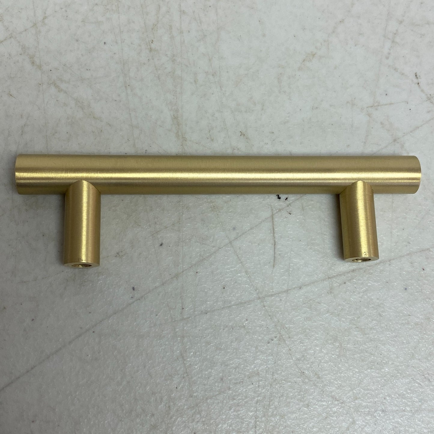 Signature Hardware 3-3/4" Avignon Solid Brass Cabinet Pull Antique Brass