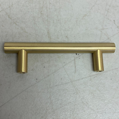 Signature Hardware 3-3/4" Avignon Solid Brass Cabinet Pull Antique Brass