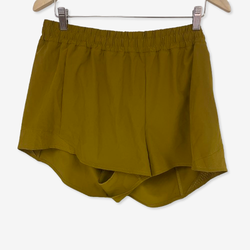 CALIA Womenâs 3â³ Inseam Mid Rise Infinity Relaxed Run Short Brown WAX12336