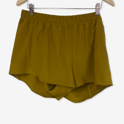 CALIA Womenâs 3â³ Inseam Mid Rise Infinity Relaxed Run Short Brown WAX12336