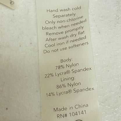 Calia Womens Wide Banded Bottom Bikini Caviar Black Solid Stylish WSA18404