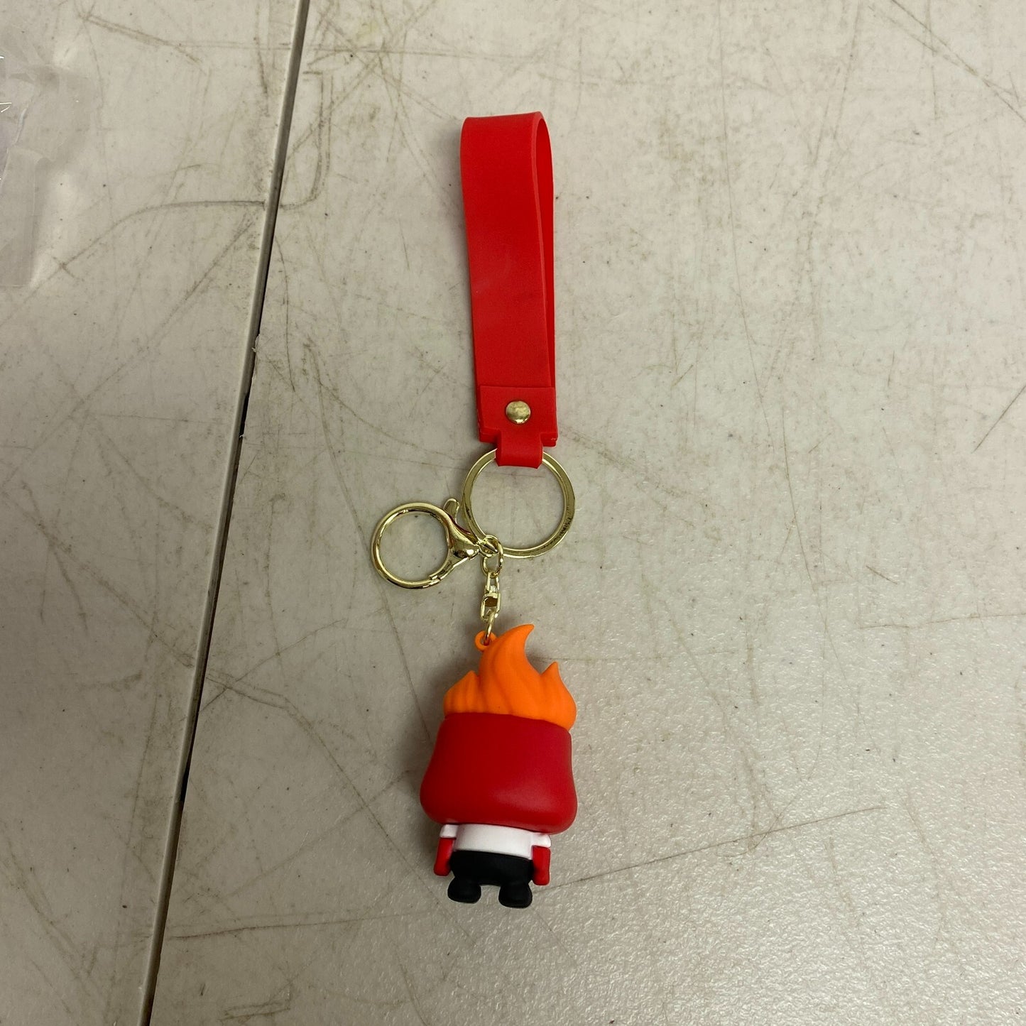 Assorted Silicone Inside out Keychain Anger Accessory