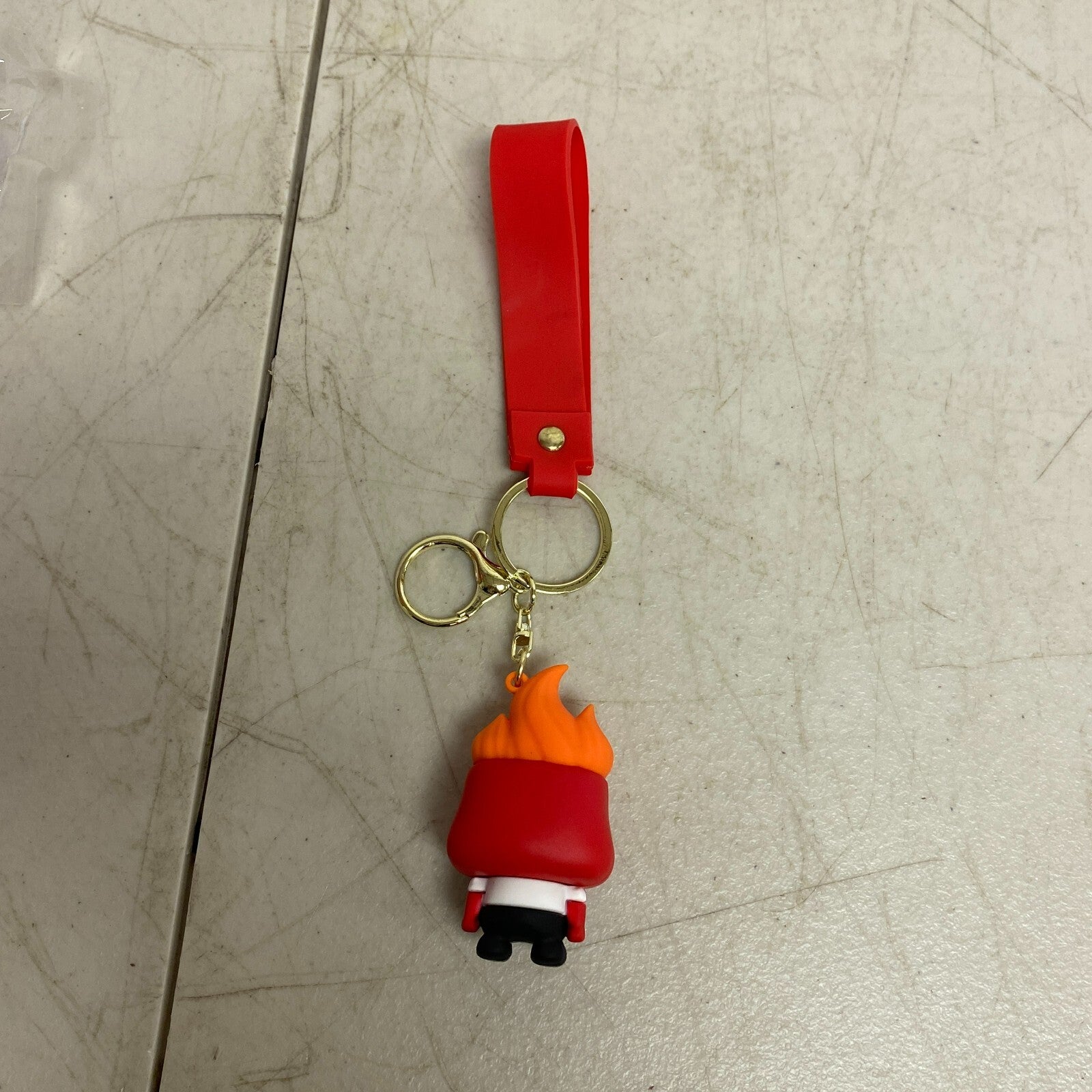 Assorted Silicone Inside out Keychain Anger Accessory