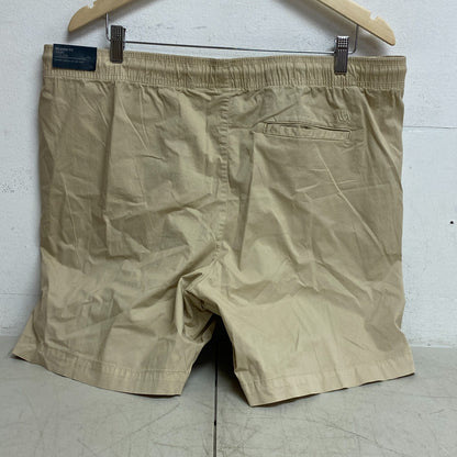 VRST Men's 7â Relaxed Fit  Easy  Elastic Waist Short  Stone Quarry MAX100429