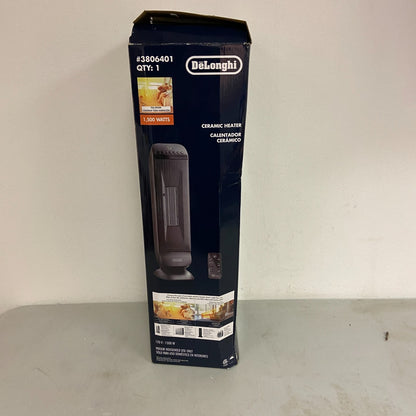 Delonghi 1500W Ceramic Tower Space Heater w/ Thermostat And Remote