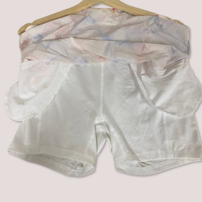 Calia 16" Length Birdie Athletic Skort Multi Aquatic Coral Print WCG17020PS23