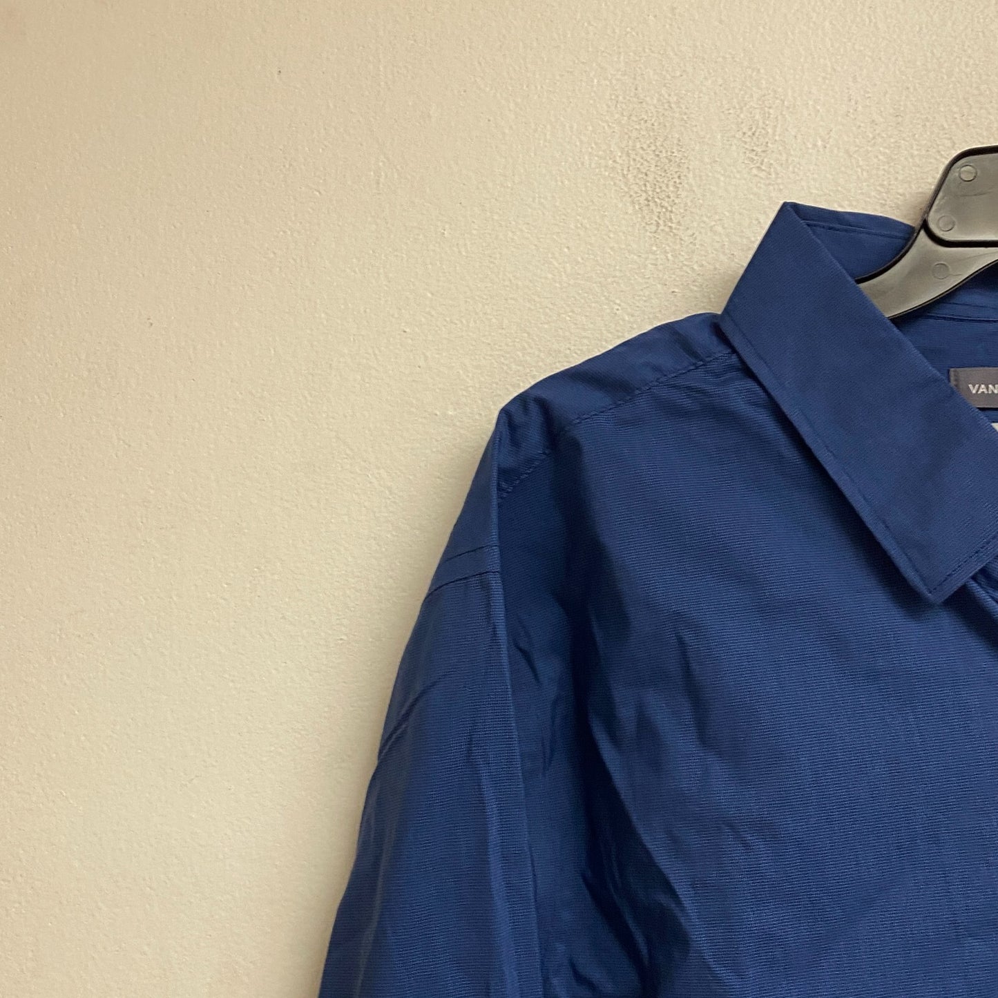 Van Heusen Big And Tall Long Sleeve Button Up Collared Shirt Size XLT Color Blue