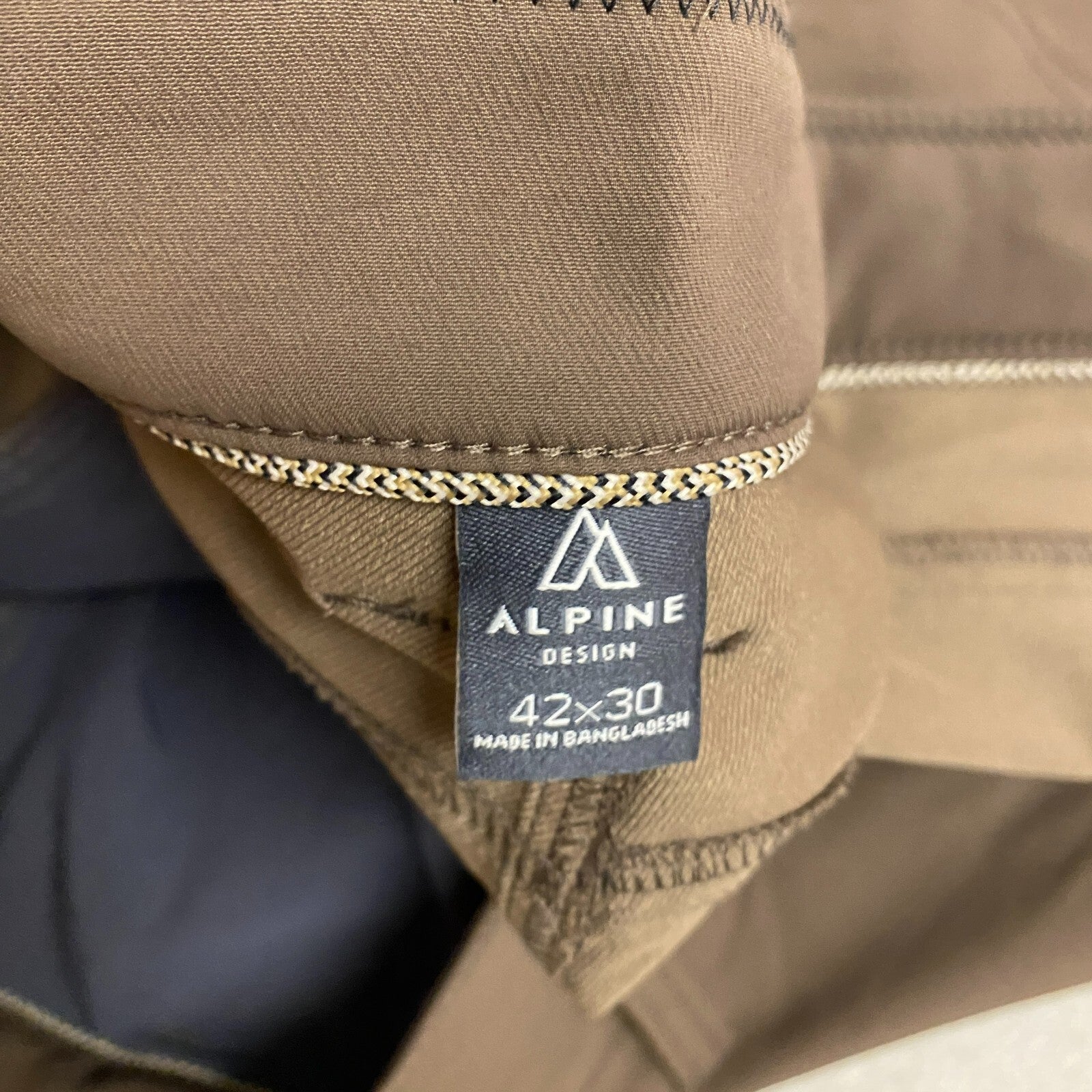 Alpine Design Men's M AD Trailhead Tech Pant Coffee Grounds ADM23910