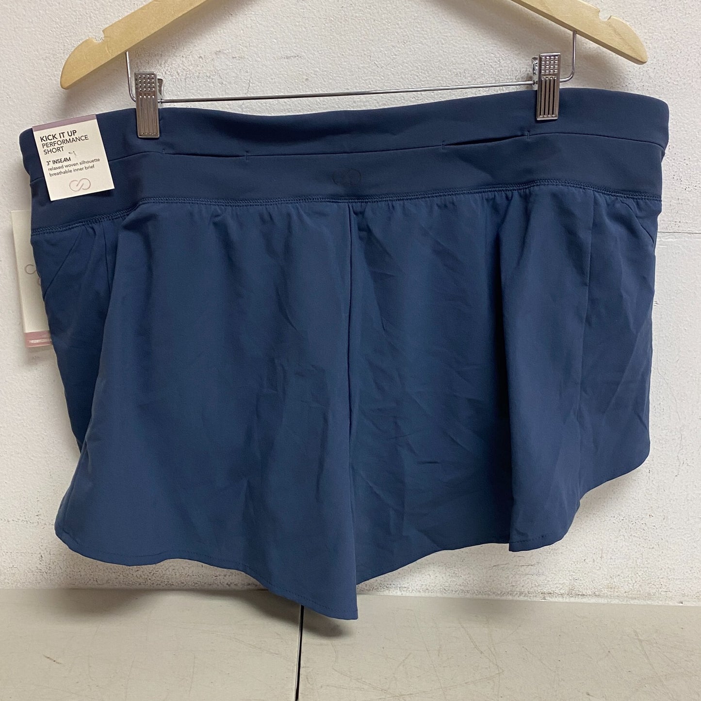 Calia Womens 3" Inseam Kick it Up Short Ardosia Slate WAX12261 BRAND NEW