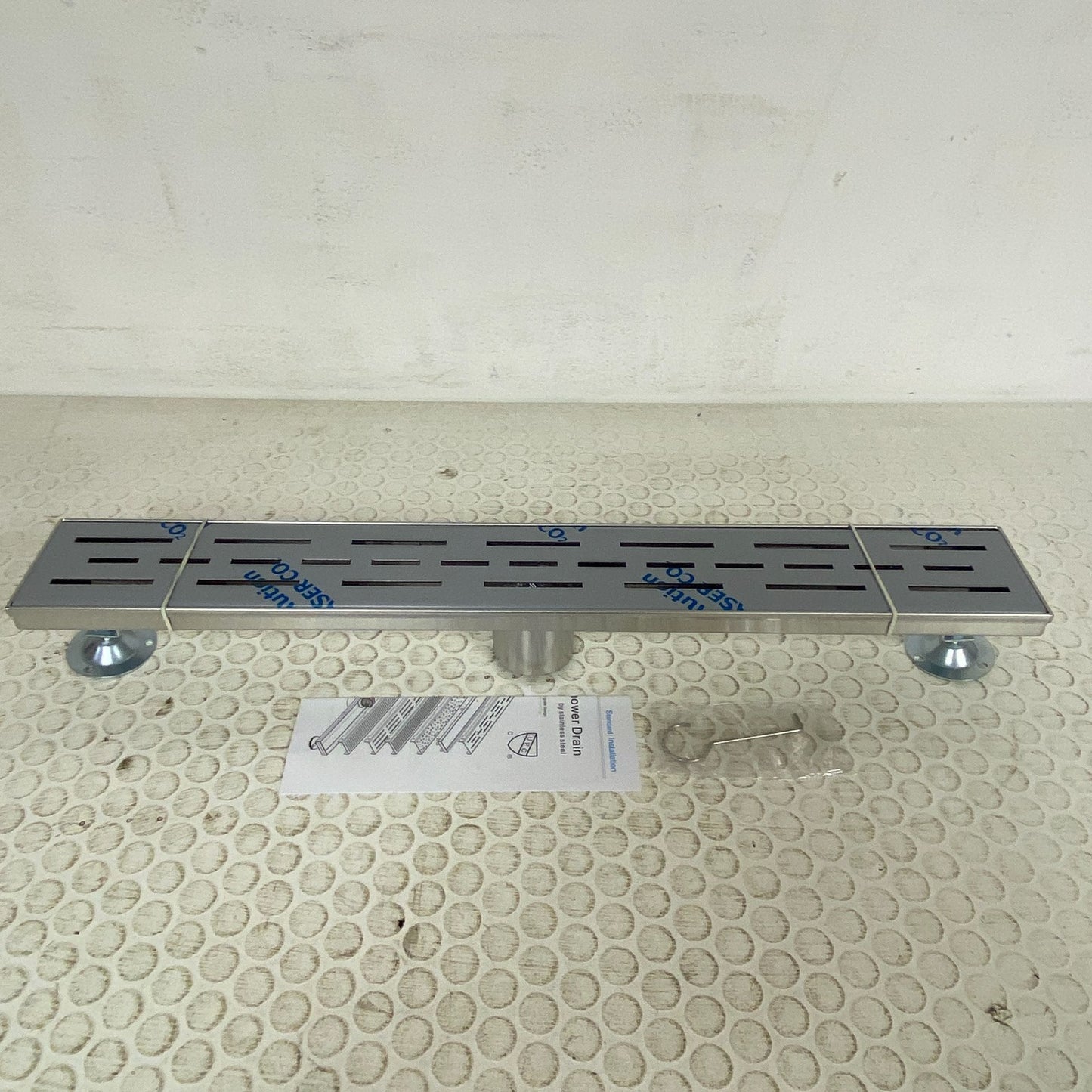 Signature Hardware 24" Effendi Linear Shower Drain Polished Stainless Steel