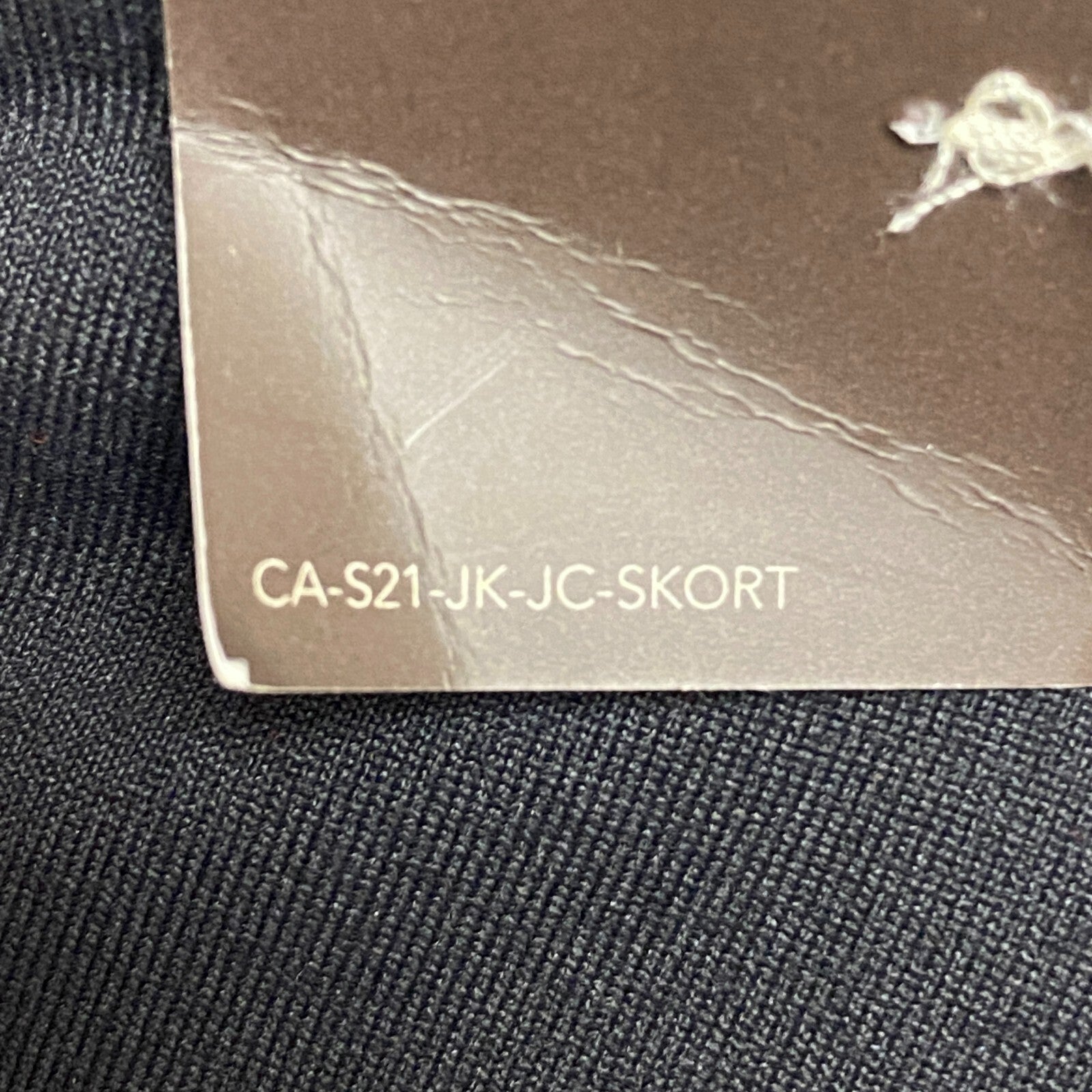 CALIA Women's Tulip Hem Skort Pure Solid Black Mid-rise Jouney WAX12237