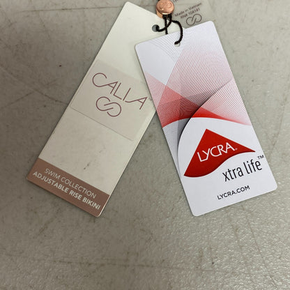 Calia Womens Ruched Bottom Simple Stripe Black/White Stylish Trendy WSA20402PRTX