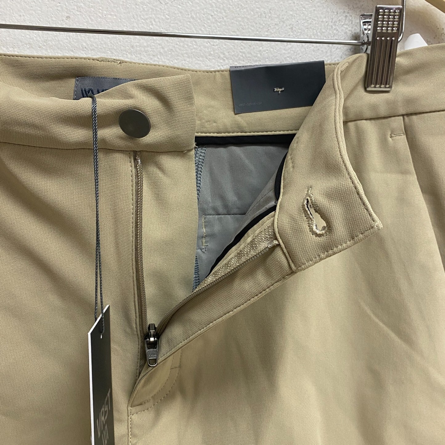 VRST Men's 7 Inseam Slim Fit Limitless Shorts Sandy Clay MAX2004167 New!