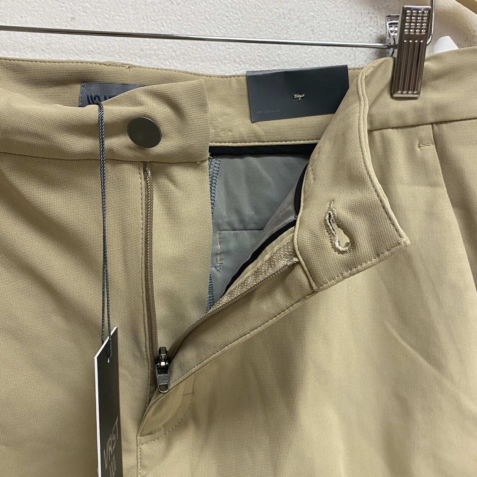 VRST Men's 7 Inseam Slim Fit Limitless Shorts Sandy Clay MAX2004167 New!