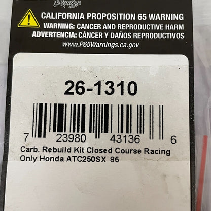 All Balls 26-1310 Carburetor Repair Kit Honda ATC250SX 1985