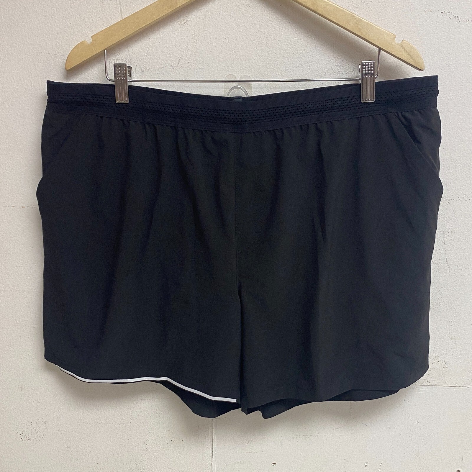 VRST Men's Enthusiast 5" Inseam Brief Run Short Pure Black MAX200443 Brand New!