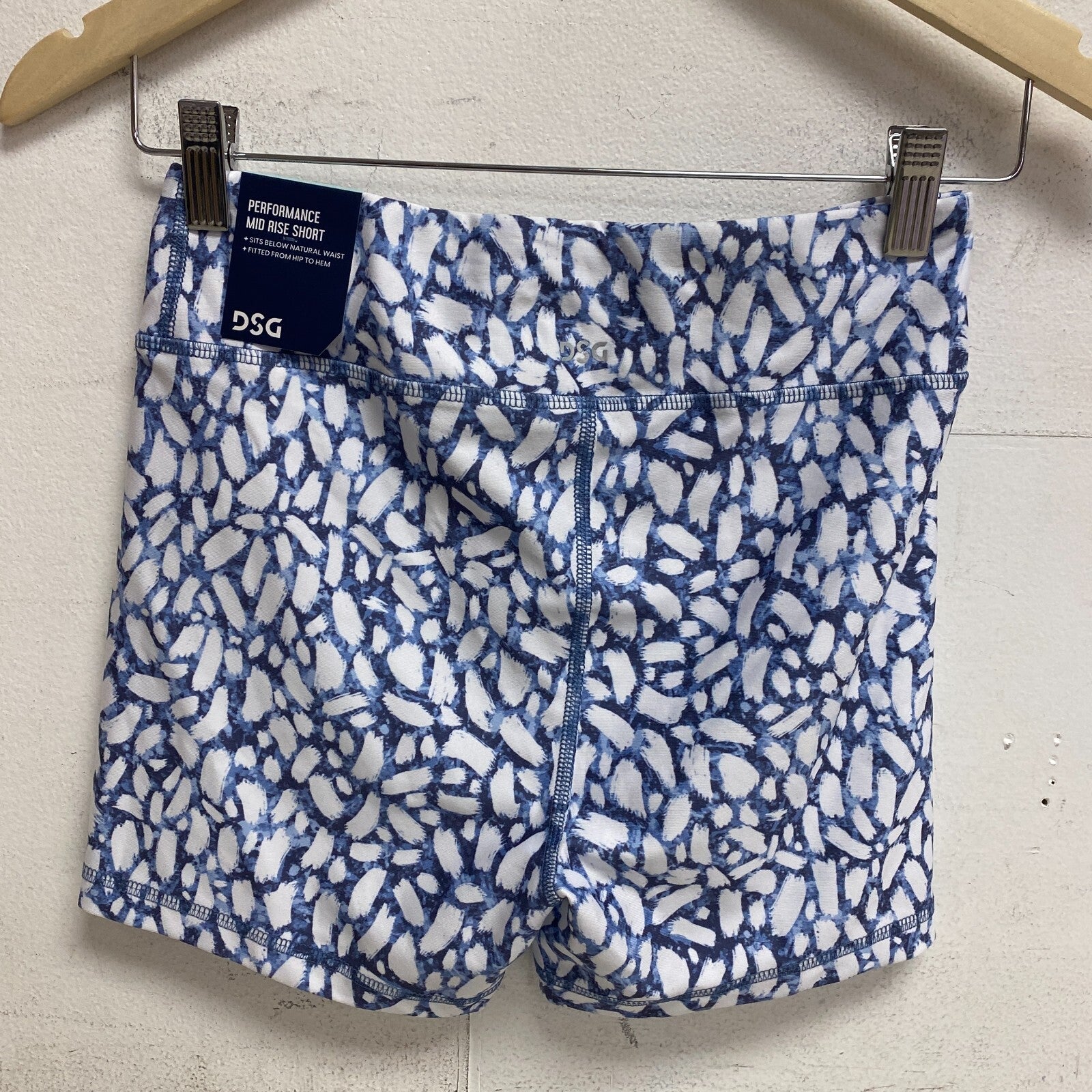 DSG Girls 3" Performance Shorite PRT Textured Animal Blue DAG12103PRTXG