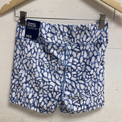 DSG Girls 3" Performance Shorite PRT Textured Animal Blue DAG12103PRTXG
