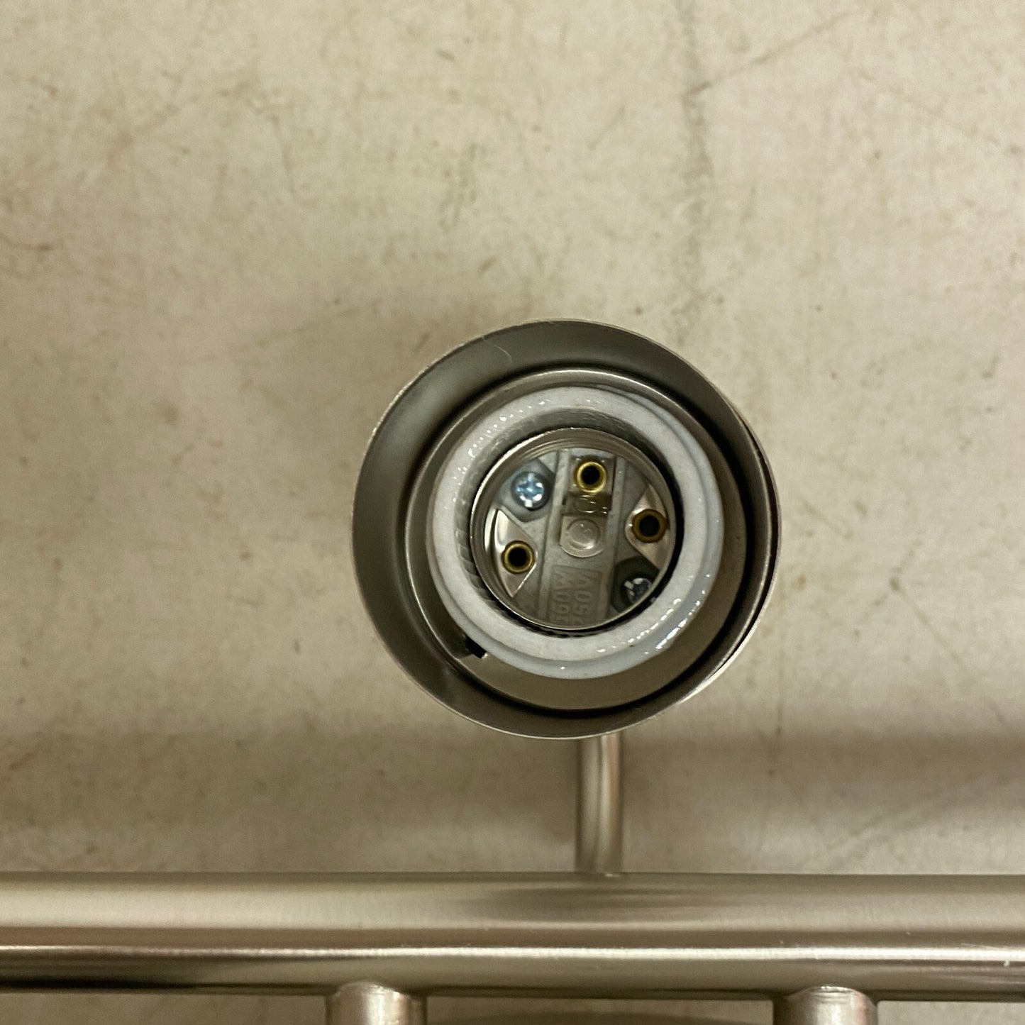 Allen + Roth Bartow 3 Light Vanity Light Brushed Nickel Finish Clear Glass Shade