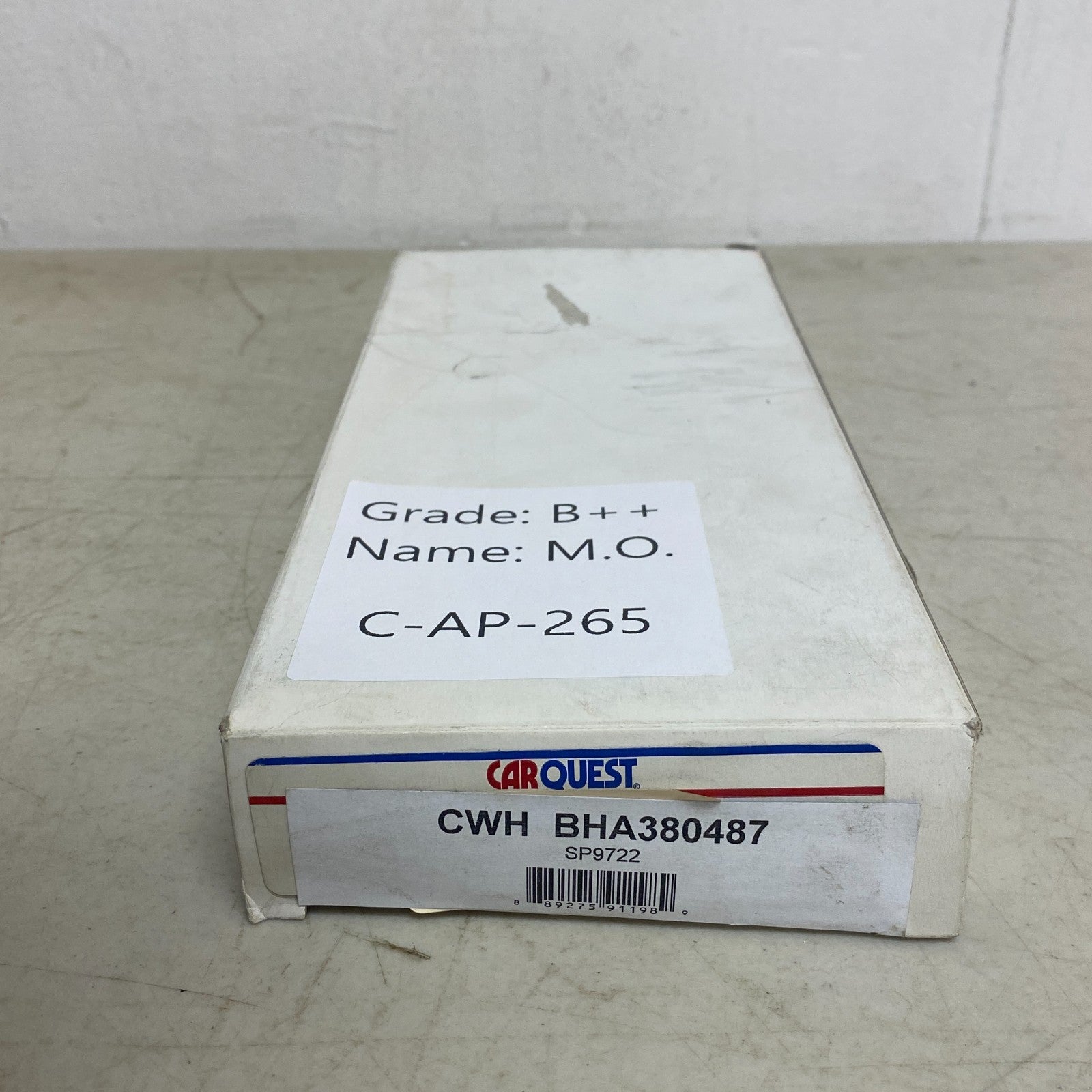 Carquest Wearever Brake Hydraulic Hose Assembly BHA380487