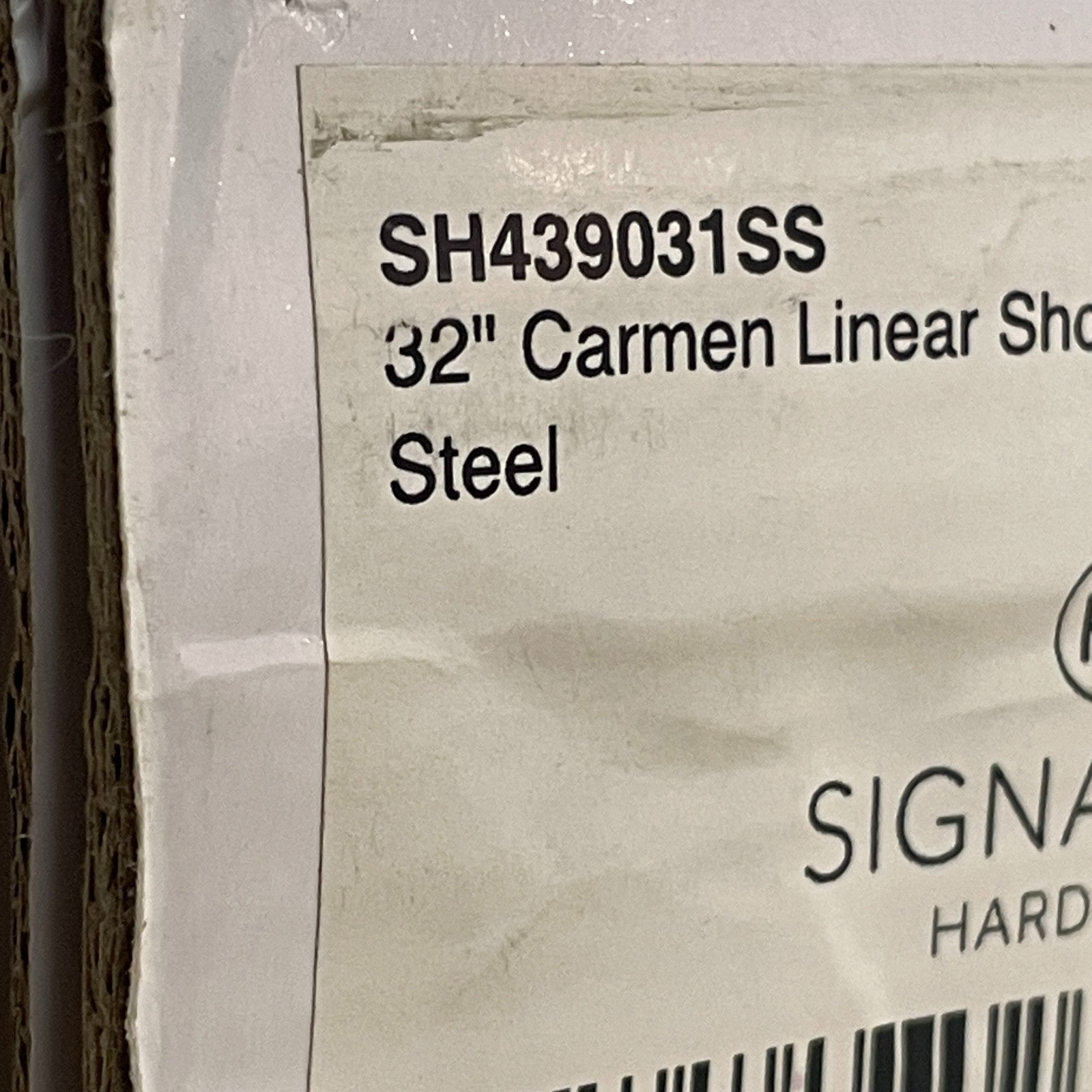 Signature Hardware Carmen 32″ Linear Shower Drain Brushed Stainless Steel