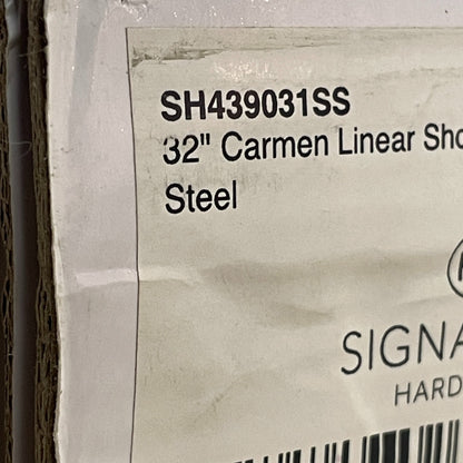 Signature Hardware Carmen 32″ Linear Shower Drain Brushed Stainless Steel