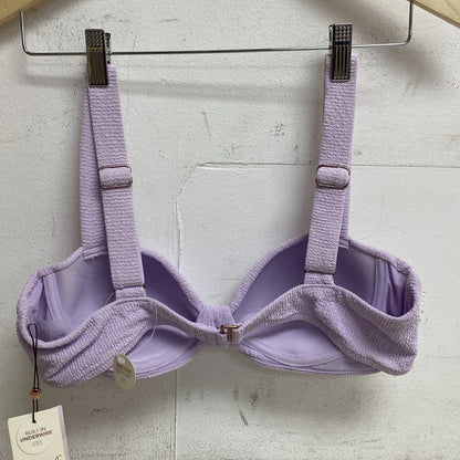 CALIA Women's Knot Front Bikini Top Lilac Flash WSA23211N