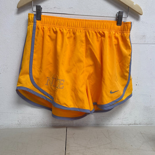 Nike Womenâs 3" Dri-FIT Icon Tempo Lined Running Shorts Size Medium Orange