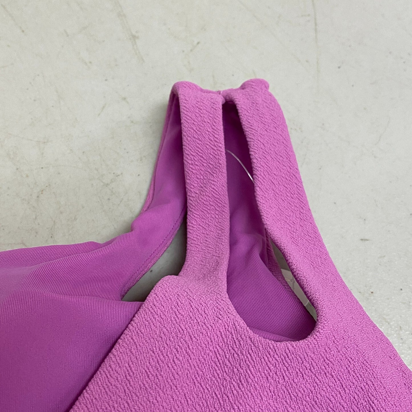 Calia Womens One Shoulder LL Top Geranium Purple Solid WSA22210T